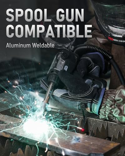 YESWELDER 185A MIG Welder, Flux Core/Gas MIG/Spool Gun MIG/Lift TIG/Stick