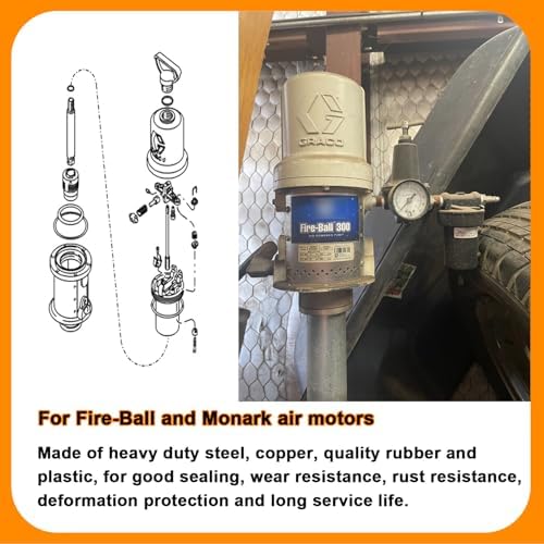 238286 Air Motor Repair Replacement kit 238-286 Pump Repair Kit suitable for Graco 300 5:1 Ratio Fire Ball 300 Oil Pumps