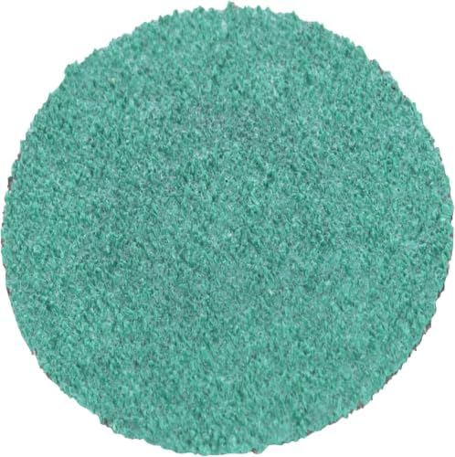 3M Green Corps Roloc Disc 36526, 60 Grit, Quick Change, Heavy Duty, Grinding, Coating Removal, 25 Discs/Carton, 2 in (Pack of 10)