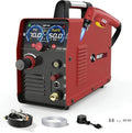50A Plasma Cutter,2-In-1 Non-High Frequency Pilot Arc Plasma Cutter Machine,110/220V Dual Voltage Large LED Display Plasma Cutting Equipment 1/2"Clean Cut 3/5"Max Cut,PA/PT/2T/4T for Beginners DIY