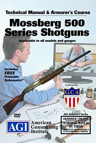 Armorer’s Course Video on DVD for Mossberg 500 Series Shotguns - Technical Instructions for Disassembly, Cleaning, Reassembly and More