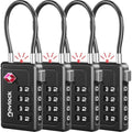 TSA Approved Luggage Locks, Travel Locks with Inspection Indicator
