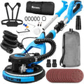 Drywall Sander, 780W Electric Drywall Sander with Vacuum Dust Collector, 7 Variable Speed 900-1800RPM, 26FT Power Cord, Wall Sander for Popcorn Ceiling, Pole Sander for Drywall