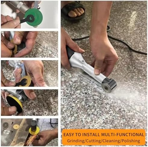 IZIO Multi-Purpose Electric Die Grinder Kit - 6 Variable Speed Polisher & Sander, Compact 1" Rotary Angle Grinder for Metal/Wood Crafting, DIY & Professional Grinding Tool (Black)