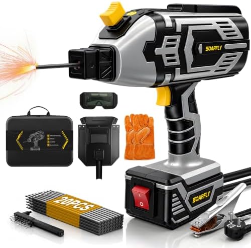 Portable Handheld Welding Machine, 110V 120A ARC Welder for 3/32"-1/8" Rods