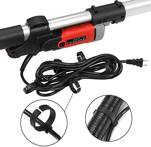 800W Drywall Sander Commercial Electric Sander with 6 Pcs Sanding Pads Discs Adjustable Variable Speed 1000-2000 RPM Wall Sander with Extendable Handle