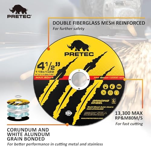 110 Pack Cut Off Wheels 4-1/2", Metal Cutting Wheel for Angle Grinder