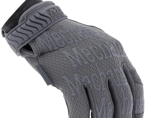 Mechanix Wear: The Original Wolf Grey Tactical Work Gloves with Secure Fit, Flexible Grip for Multi-purpose Use, Durable Touchscreen Safety Gloves for Men (Medium, Wolf Grey)