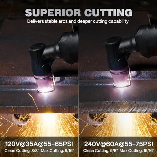 ARCCAPTAIN iControl CUT60 Pro Plasma Cutter Machine, 60 Amp, 120/240V