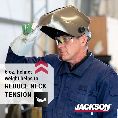 Jackson Safety HLX100 Passive Welding Helmet, Shade 10 Filter - ANSI Z87.1