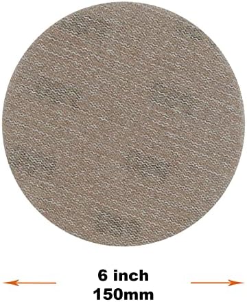 MAXXT 6" Hook & Loop DA Sander Backing Plate Pad 30 Sandpaper, Dual-Action Random Orbital Sanding Pad - Low Profile Edge, Medium Density - for MAXXT Brushless Orbit Sander R7303&R7304