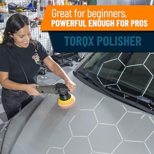 Chemical Guys, TORQX Random Orbital Polisher Kit, 800W Motor, 9-Piece