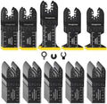 Oscillating Saw Blades, Diagtree 115PCS Titanium Oscillating Multitool Blades for Metal, Wood and Plastic, fit Dewalt Milwaukee Ryobi Fein Dremel Bosch Rockwell M Kita Porter(Titanium, 115)