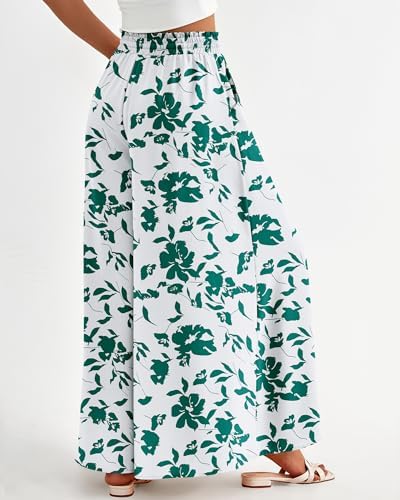 BTFBM Wide Leg Flowy Palazzo Pants for Women