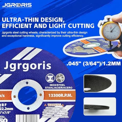 Cut-Off Wheels 4 1/2 x 7/8 for Metal & Stainless Steel 200 Pack