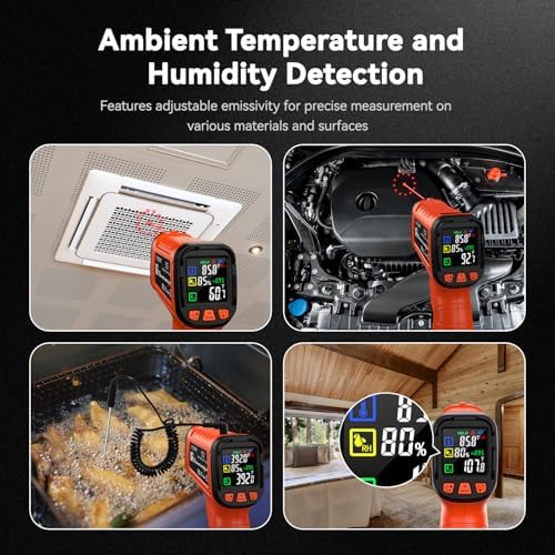 Infrared Thermometer Temperature Gun 1796°F 16:1 Laser