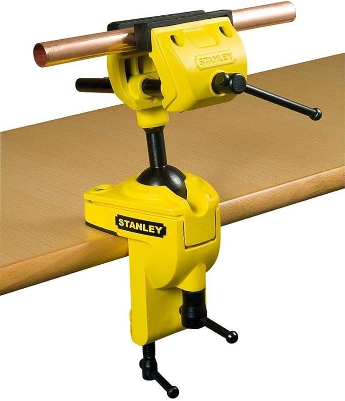 Stanley 1-83-069 MaxSteel Multi Angle Hobby Vice, Yellow/Black