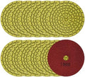 SHDIATOOL 4" Diamond Polishing Pads for Concrete Wet Polish Grit 1500(12-Pack)