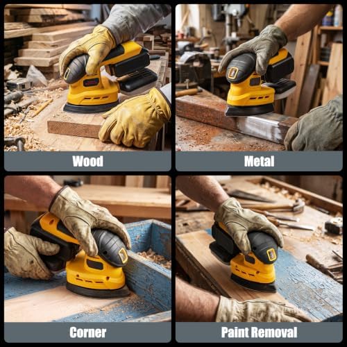 Cordless Detail Sander for DEWALT 20V Battery(Battery Not Included)