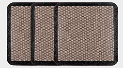KGS Diamond PRO-PAD Hand Polishing 75x75x10 mm (3 Pack, Grit 120 (Black))