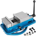 VEVOR 5 Inch ACCU Lock Down Vise Precision Milling Vice 5 Inch Jaw Width Drill Press Vise Milling Drilling Machine Bench Clamp Clamping Vice with 360 Degree Swiveling Base CNC Vise