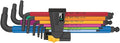 Wera 05022640001 950/9 HEX-PLUS MULTICOLOUR IMPERIAL 2 L-KEY SET, IMPERIAL, BLACKLASER, 9 PIECES
