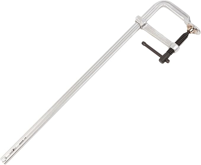 Wilton Light-Duty F-Clamp, 18" Opening, 4" Throat, 660 Lbs. Clamping Force (Model 660S-18)