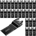 100Pcs Multitool Blades Set – Oscillating Saw Blades and Multi Tool Blades for Wood&Soft Metal with Quick Release Interface,Fits DeWalt,Milwaukee,Makita,Dremel,Ryobi,Craftsman,Fein,Bosch OIS and More