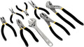 Performance Tool W1704 8-Piece Chrome Vanadium Pliers and Wrench Set