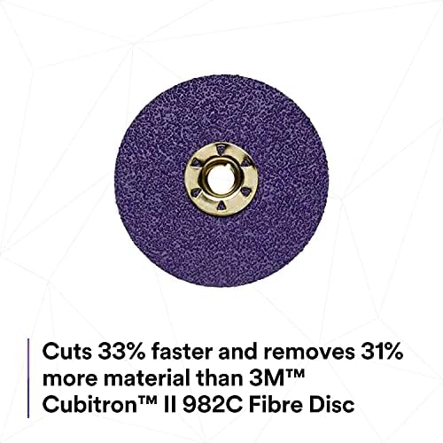 3M Cubitron II Fibre Disc 982CX Pro, 36+, TN Quick Change, 5 in, Die TN500P