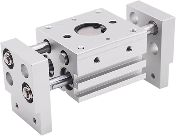 MHL2 Double Acting Pneumatic Gripper 10D 16D 20D 25D 32D D1 D2 Wide T Type Air Gripper Parallel Clamp Cylinder(MHL2-25D)
