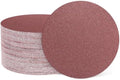 HARFINGTON 50 Pcs 2 Inch Sanding Discs 60 Grit Red Aluminum Oxide