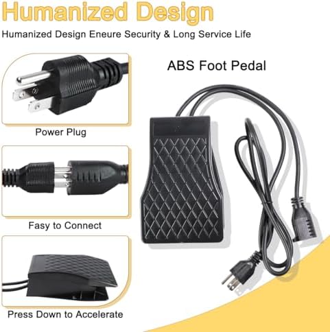 1000W 30000RPM Flex Shaft Rotary Tool Foot Pedal Hanging Grinder