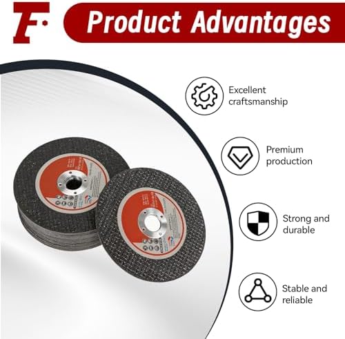 findmall 25 Pack 4" x.040 x5/8" Cut Off Wheel Aluminum Oxide