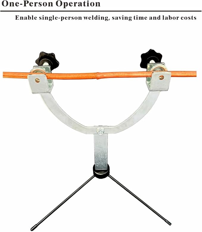 Copper Pipe Welding Bracket,Copper Pipe Welding Tool for HVAC Repair， Welding Bracket Which Can be One-Person Operation and Have Anti-Shake Design and Adjustable Angles