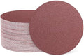 HARFINGTON 50 Pcs 8 Inch Sanding Discs 80 Grit Red Aluminum Oxide