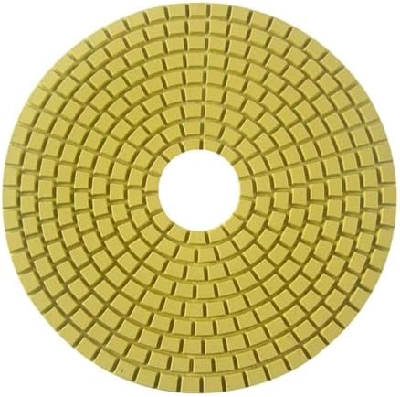 Diamond Polishing Pad, 8 inch 200 mm 2000 Grit Sanding Discs for Grinder & Polisher, Hook and Loop Backing Pad for Grinding Buffing Granite Marble Concrete Stone (1 Piece)