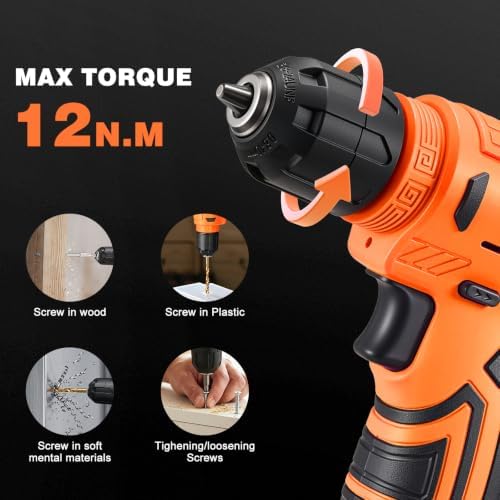 157-Piece Tool Set, 8V Cordless Drill Set, Hand Tool Kit for Men and Women