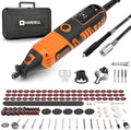 HARDELL 180W Corded Rotary Tool Kit 6 Variable Speeds with Flex Shaft