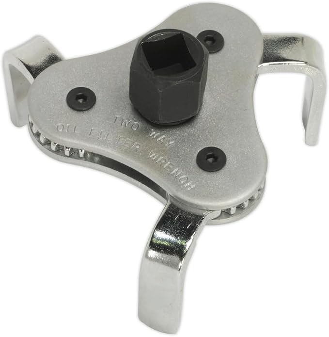 Sealey Ak642 Oil Filter Wrench Claw Type 63-103Mm Capacity 3/8 and 1/2Sq Drive