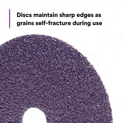 3M Cubitron II Abrasive Fiber Disc, 33413, 5 in x 7/8 in, 36+ Grade