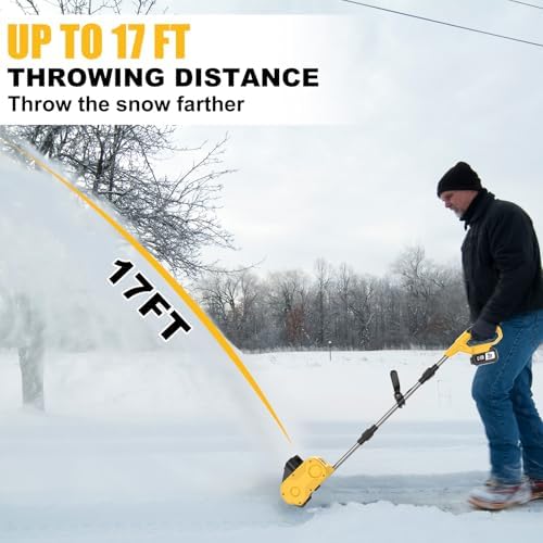 Cordless Electric Snow Shovel, Lightweight Snow Thrower Machine