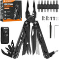 BIBURY 31-in-1 Multitool Pliers Pro,EDC Pocket Knife & Upgraded Scissors