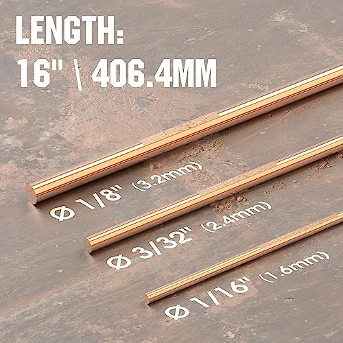 YESWELDER TIG Welding Rod Mild Steel ER70S-6 1/8"x16" 5LB