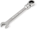 TEKTON 15 mm Flex Head Ratcheting Combination Wrench | WRC26415 | 12-Point