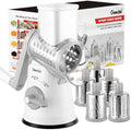 Geedel Rotary Cheese Grater Hand Crank, Cheese Shredder Vegetable Slicer