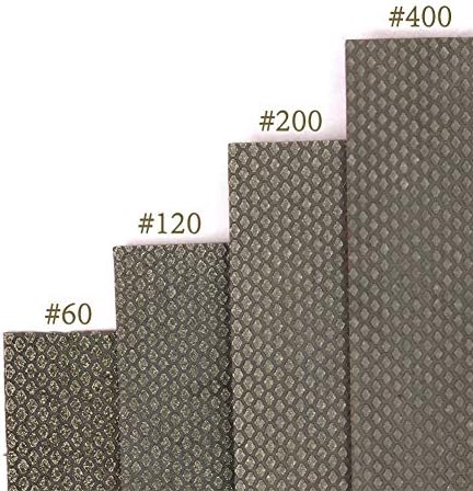 Z-Lion Diamond Abrasive Paper Sheets 60 Grit Diamond Sandpaper for Grinding Stone Glass Ceramic 2-Pcs