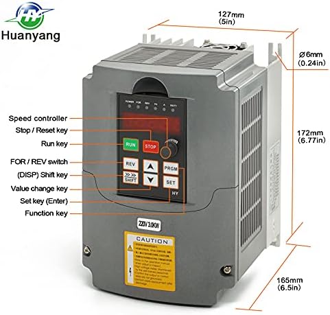 VFD Variable Frequency Drive Converter 3kW 4HP 220V
