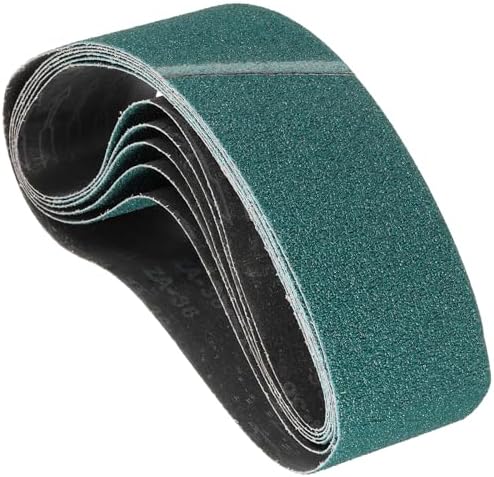 6 Pcs Sanding Belts 6 x 48 Inch 36 Grit Zirconia