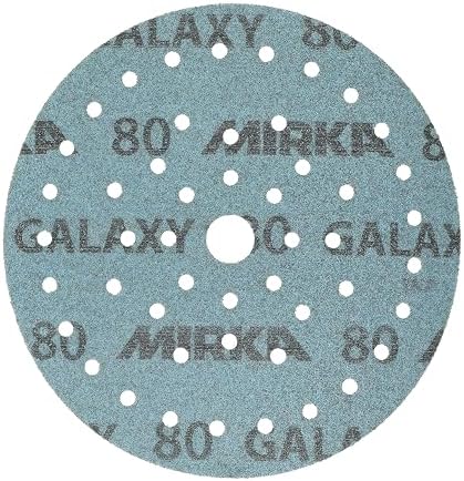 Mirka Galaxy Multifit Sandpaper 6 inch Grit 80 50 Discs